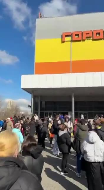 In Moscow and St. Petersburg, people were evacuated from shopping malls,
