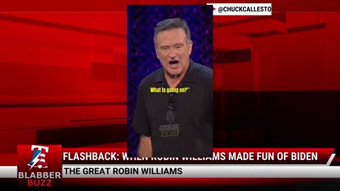 Flashback: When Robin Williams Made Fun Of Biden