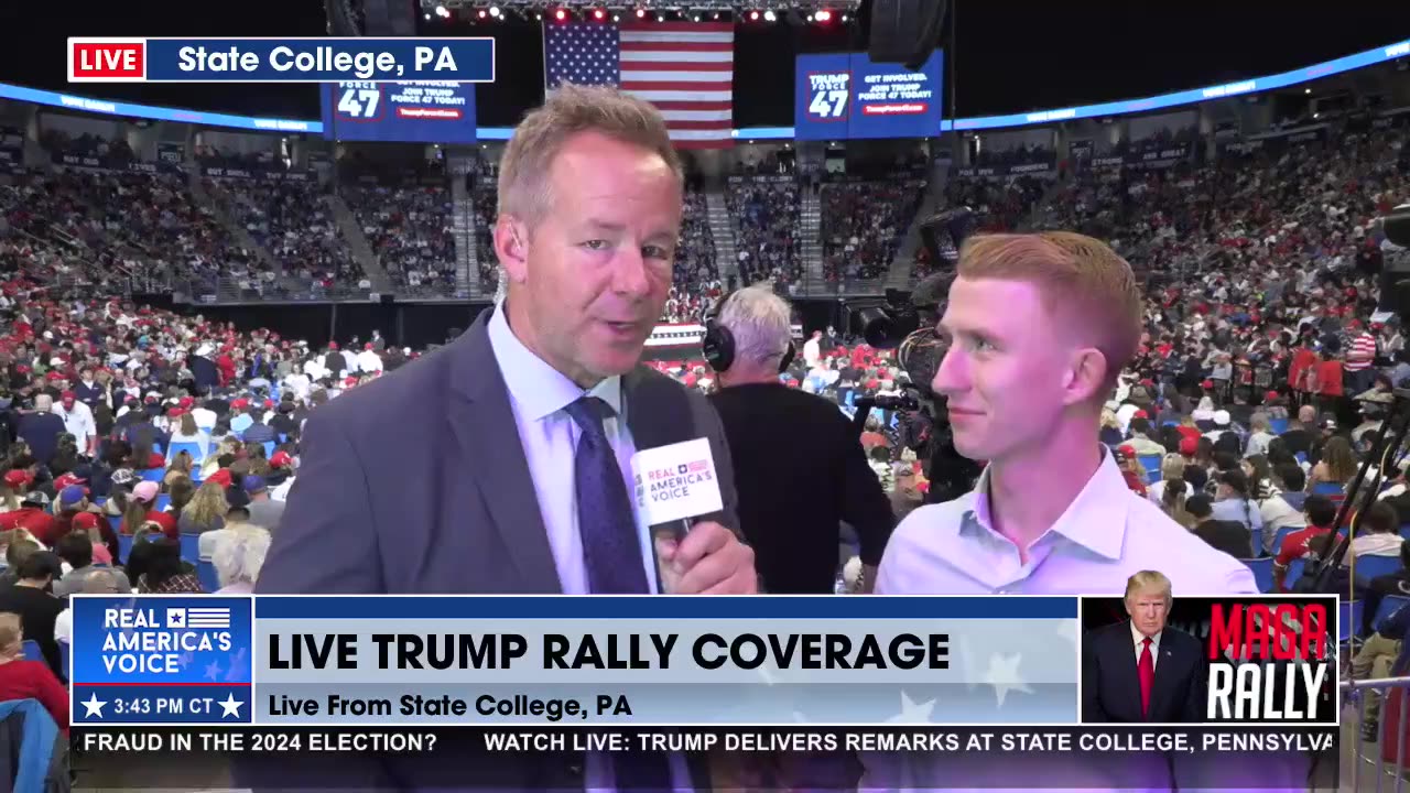 Penn State Student: We've been super excited all week waiting for PDJT