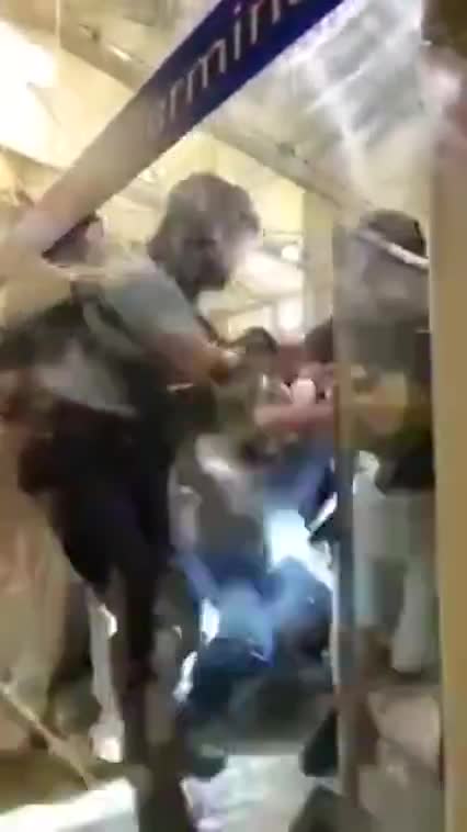 Riot Cop Assualts Little Girl ! Then The People Assualt Him - More Of This !n China