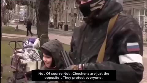 I was told that the chechens shoot everyone _ No of cource not, they protect everyone