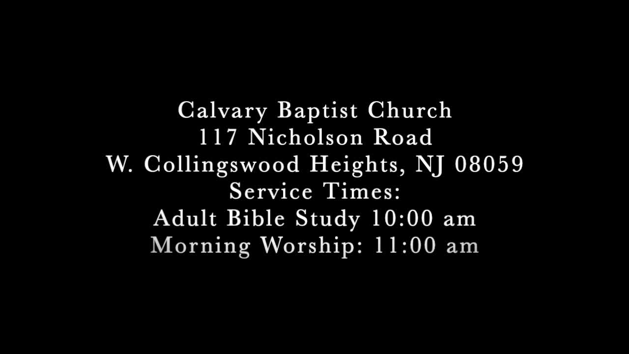 Calvary Baptist Church