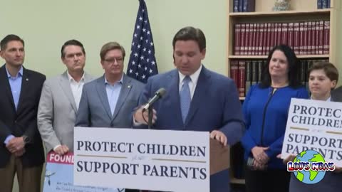 DeSantis speaks before signing Parental Rights in Education Bill