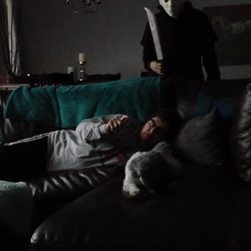 Costumed Man With Machete Scares Woman