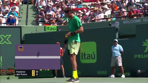 Federer - Del Potro Miami 2017