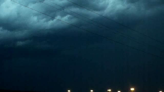 Thunderstorm lightning compilation and time-lapse