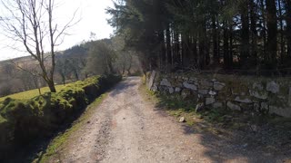 From house in Dartmoor speedlapse. GoPro