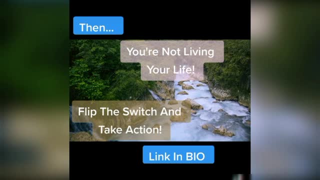 You Are Not Living Your Life