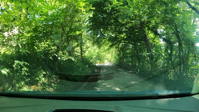 Driving to Coniston lake boat tour