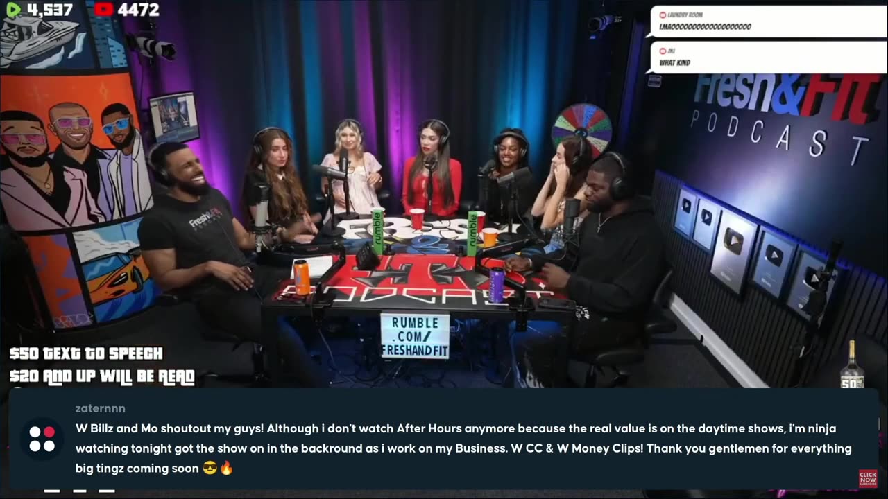 FreshandFit Hilarious Troll on Guest her Man🤣this is just a JOKE👌
