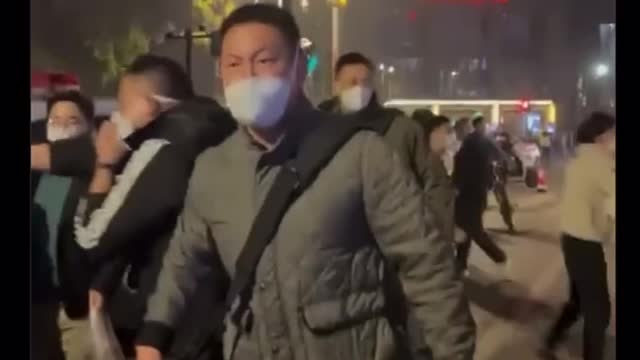 Chengdu China, The CCP Deploying Thugs To Brutalize Crowds