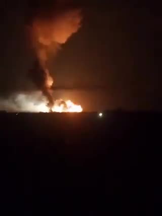 Significant blasts occurred at a Russian military base located in Morozovsk, Rostov region