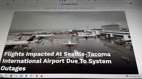 ALERT - CYBER ATACKS HITS SEATTLE AIRPORT & PORT, EFFECTS AIR TRAFIC WORLD WIDE . DrWilliamMount