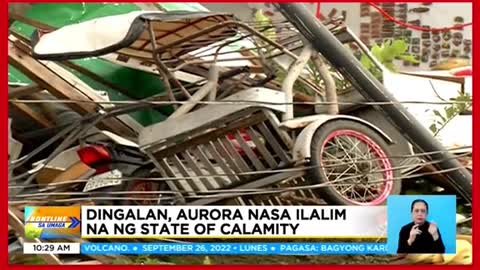 Dingalan, Aurora, isinailalim sa state of calamity