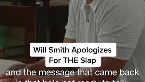 Will Smith ApologizesFor THE Slap