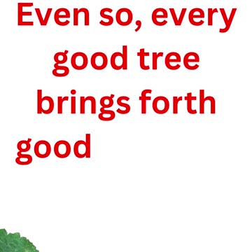 "The Fruit Reflects the Tree" Matthew 7:17.#shorts #youtube #yt #shortsvideo #youtubeshorts #ytviral