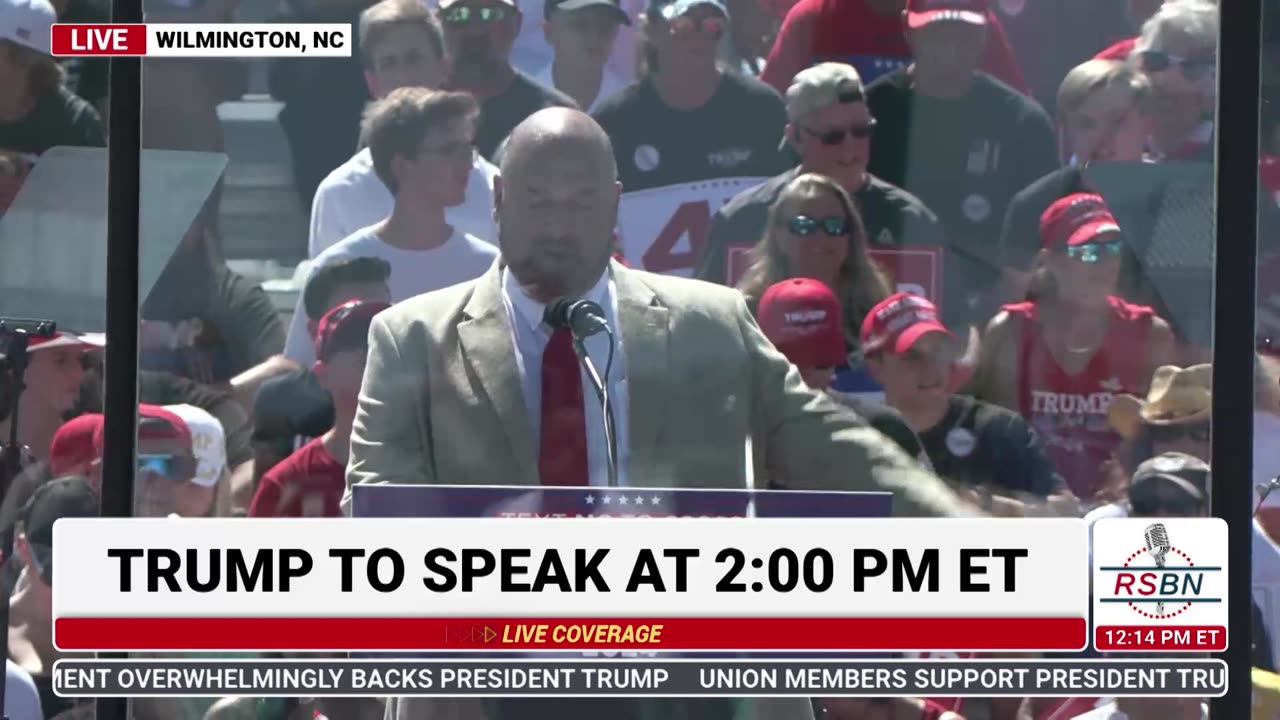 FULL SPEECH: John Cummings at a Trump Rally in Wilmington, NC on Inflation, and Economy - 9/21/24