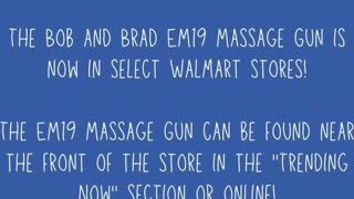 Walmart EM19 Massage Gun Stock!