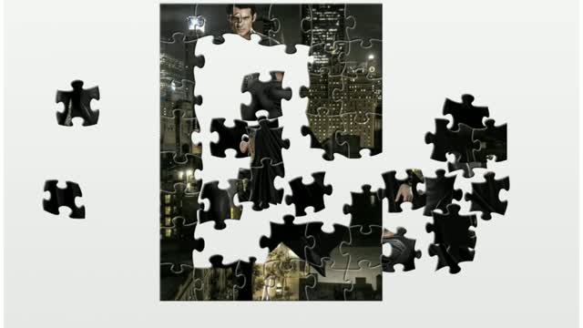 Puzzle. Superman.