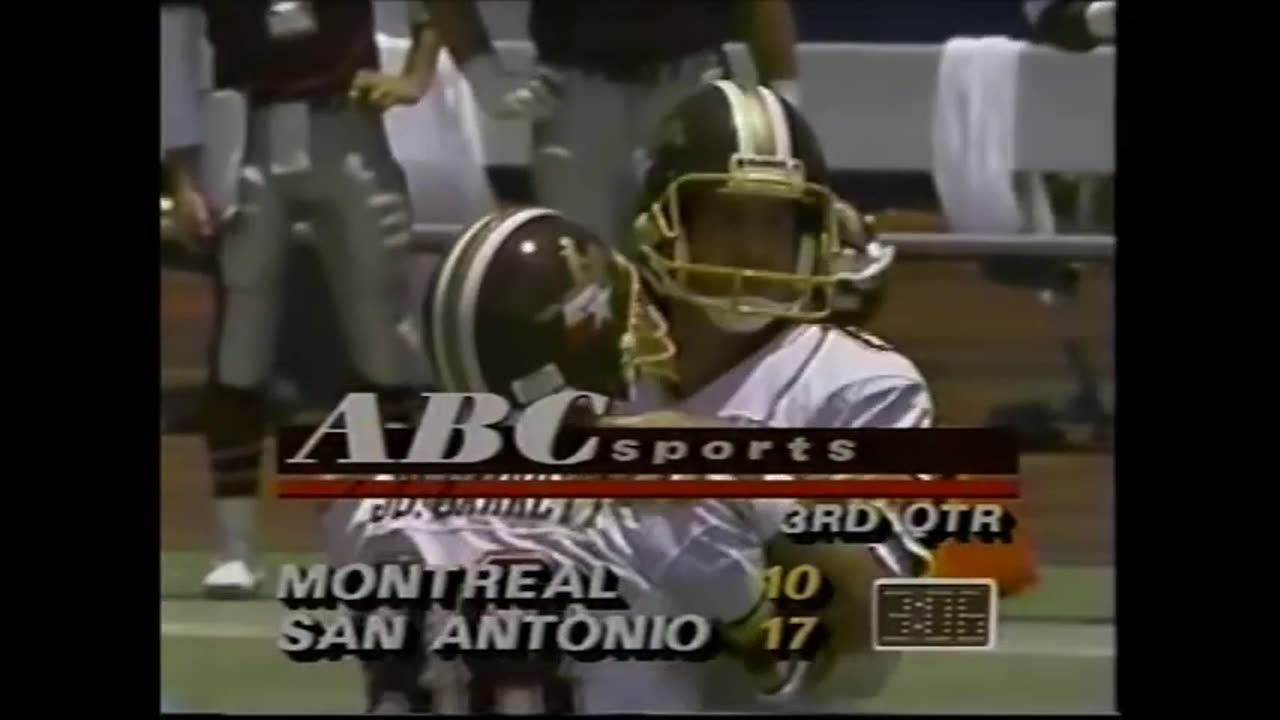 1991 WLAF San Antonio Riders host Montreal Machine