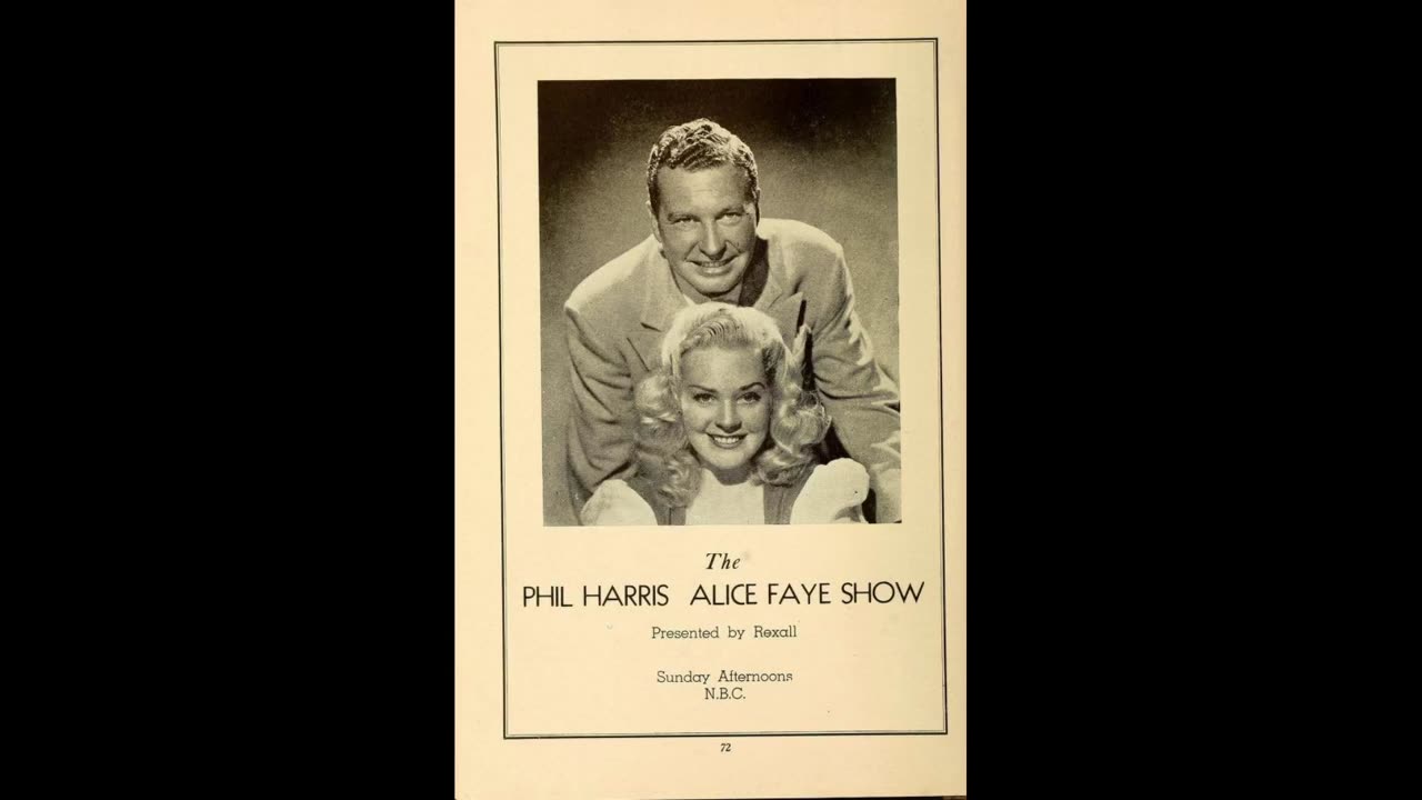 The Phil Harris/ Alice Faye Show - Dec. 3, 1950 - Missing Baby