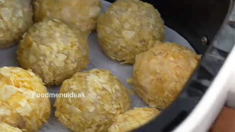 Fried Chees Balls #airfryer #cooking #foodmenuideas09