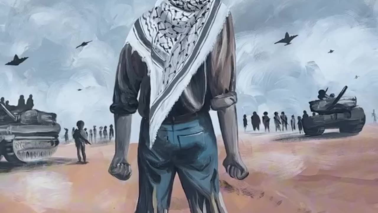 "We are steadfast and we will not leave except to the sky."