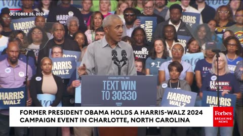 Obama Rails Against Trump During NC Rally- The Phony Macho Tough Guy Act Is Not Real Strength