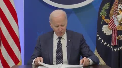 White House Cuts Audio as Biden Stares Bizarrely in Response to Questions