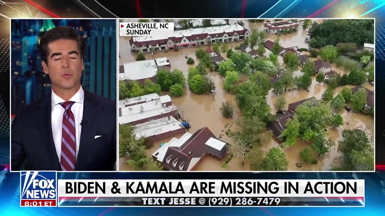 Watters Where were Kamala and Biden after the hurricane wreckage