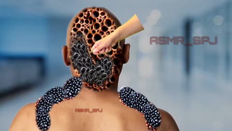 Head maggot's Removal Animation | ASmr Infected HeadTreatment | ASMR Animation
