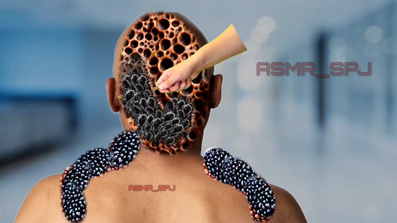 Head maggot's Removal Animation | ASmr Infected HeadTreatment | ASMR Animation
