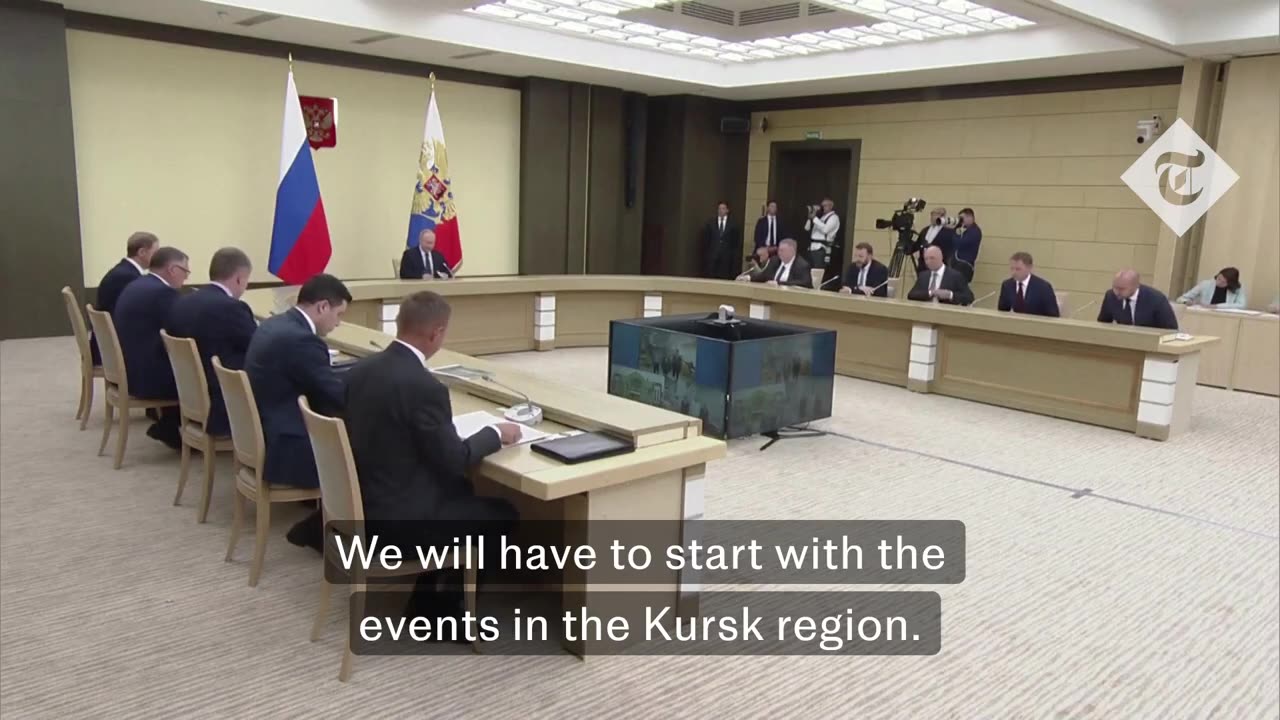 Putin calls emergency meeting as Ukraine launches its biggest cross-border raid into Russia!!!