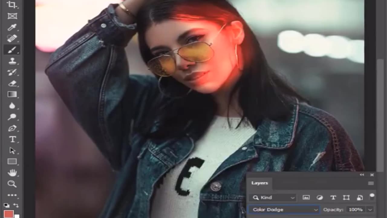 Extra Lighting Effect on Image in Photoshop