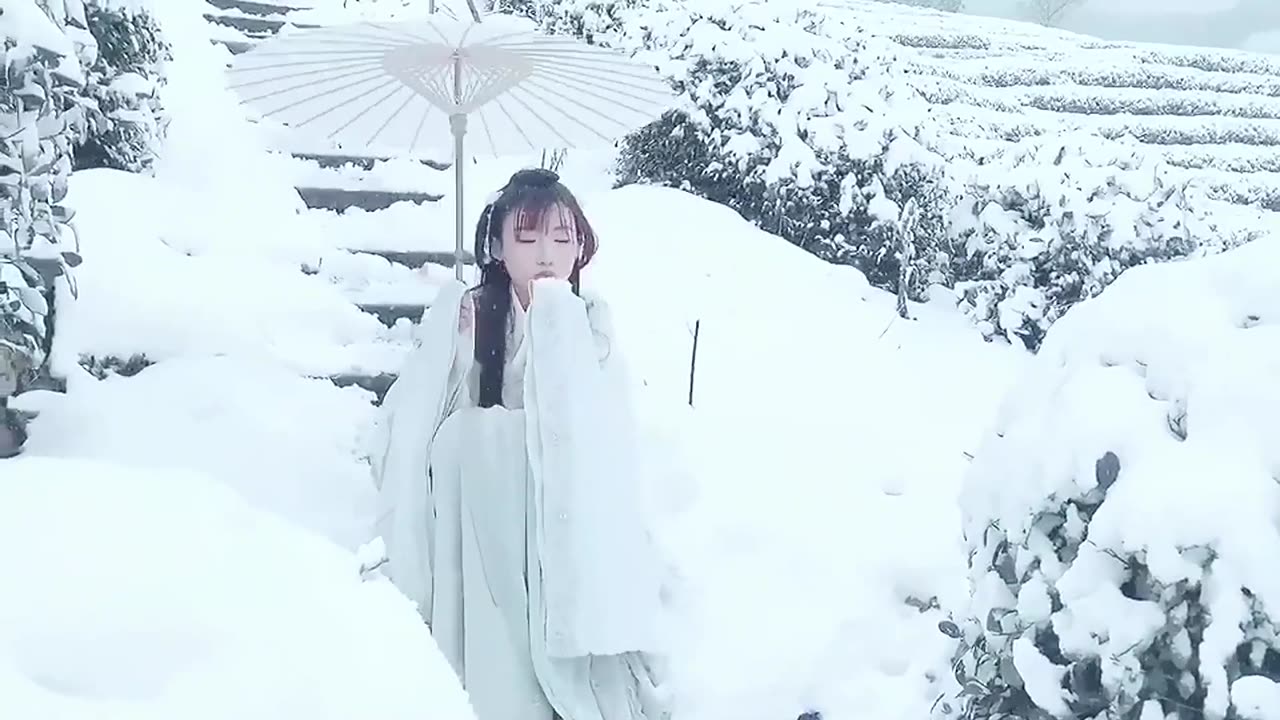 Ancient Beauty in the Snow