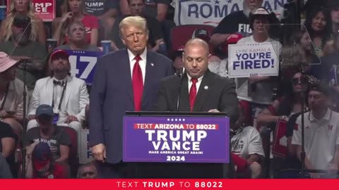 President Trump in Glendale, AZ 24th august 2024