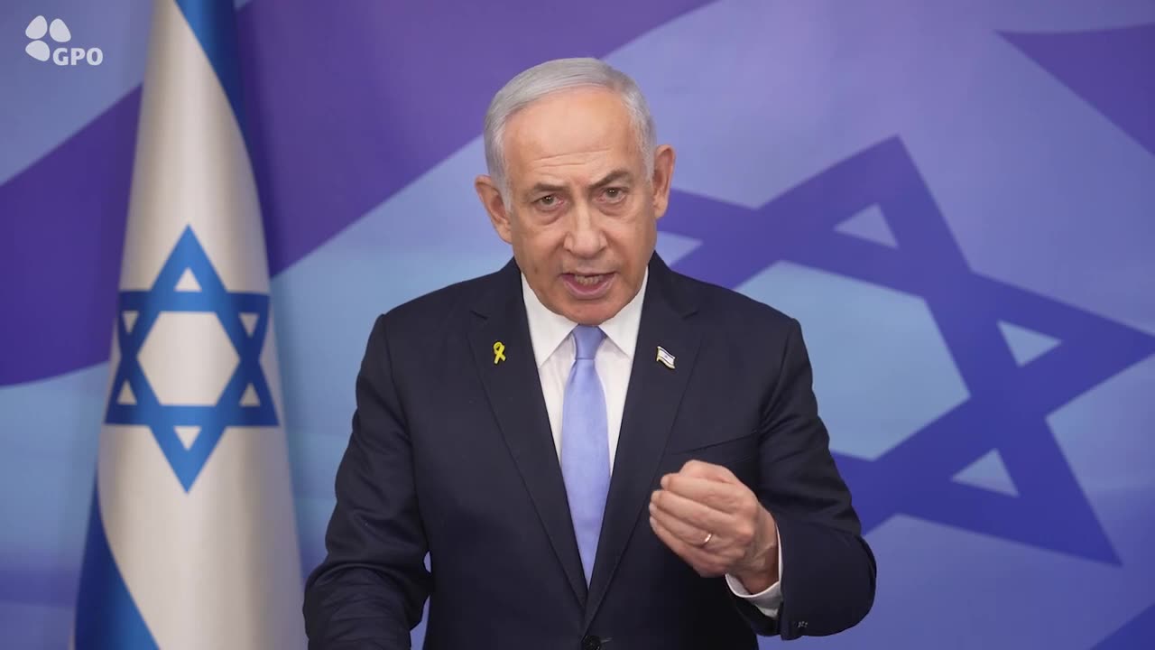 Prime Minister Netanyahu with a powerful message