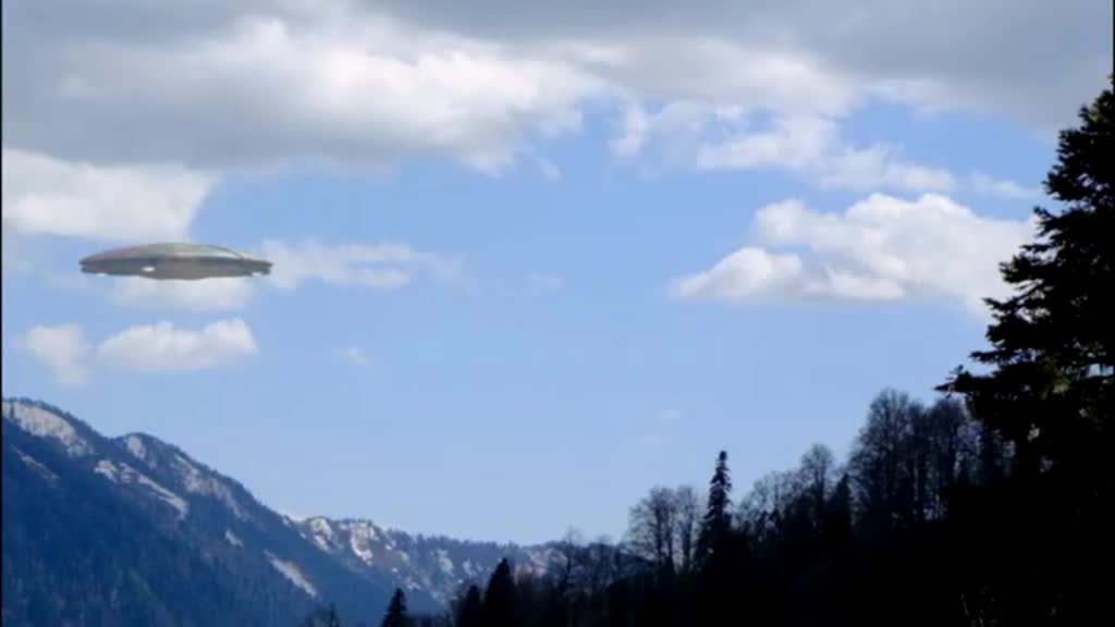 UFO IN THE MOUNTAINS OF RUSSIA