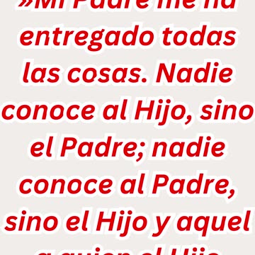 "La Revelación del Padre a Través del Hijo" Mateo 11:27.#shorts #youtubeshorts #ytshorts #youtube