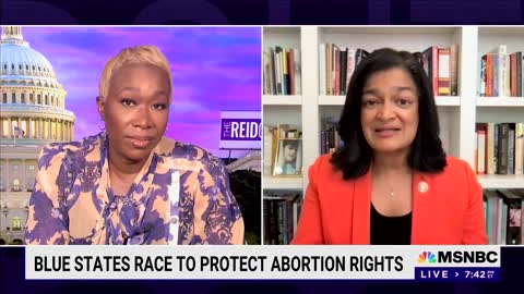 Rep. Jayapal: It’s Incumbent On Manchin and Sinema to Vote To Codify Roe v. Wade