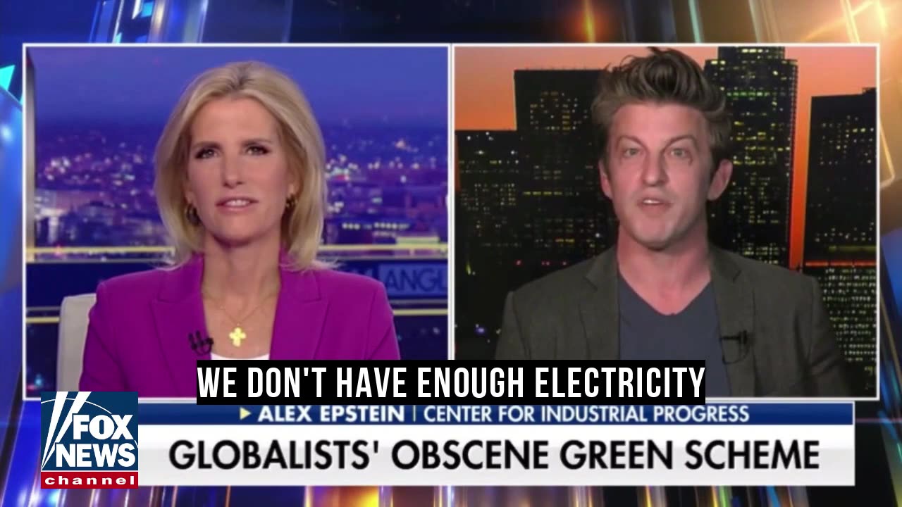 Alex Epstein about globalists' obscene green scheme