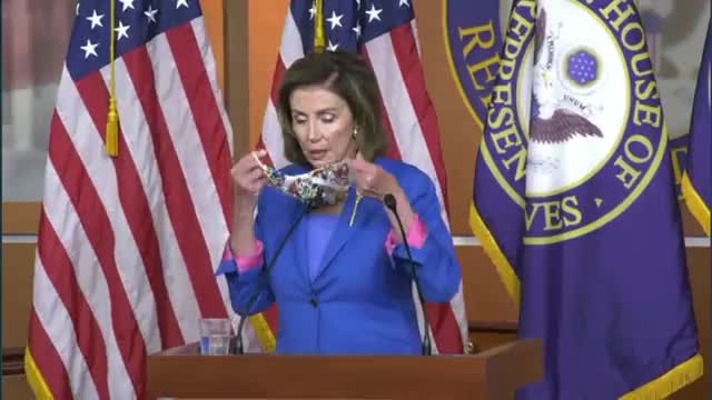 Have another glass of wine, Pelosi