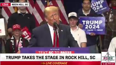 President Trump "We're coming like a freight train in November!"