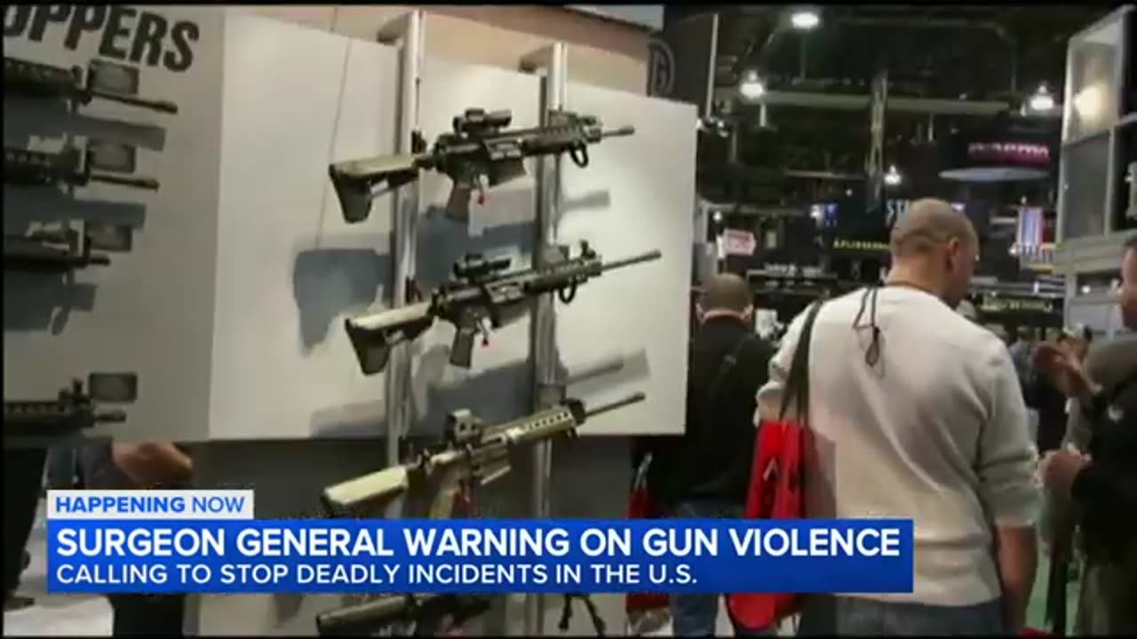 US Surgeon General declares gun violence 'public health crisis' in AMerica