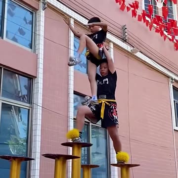These kids have amazing acrobatic skills!