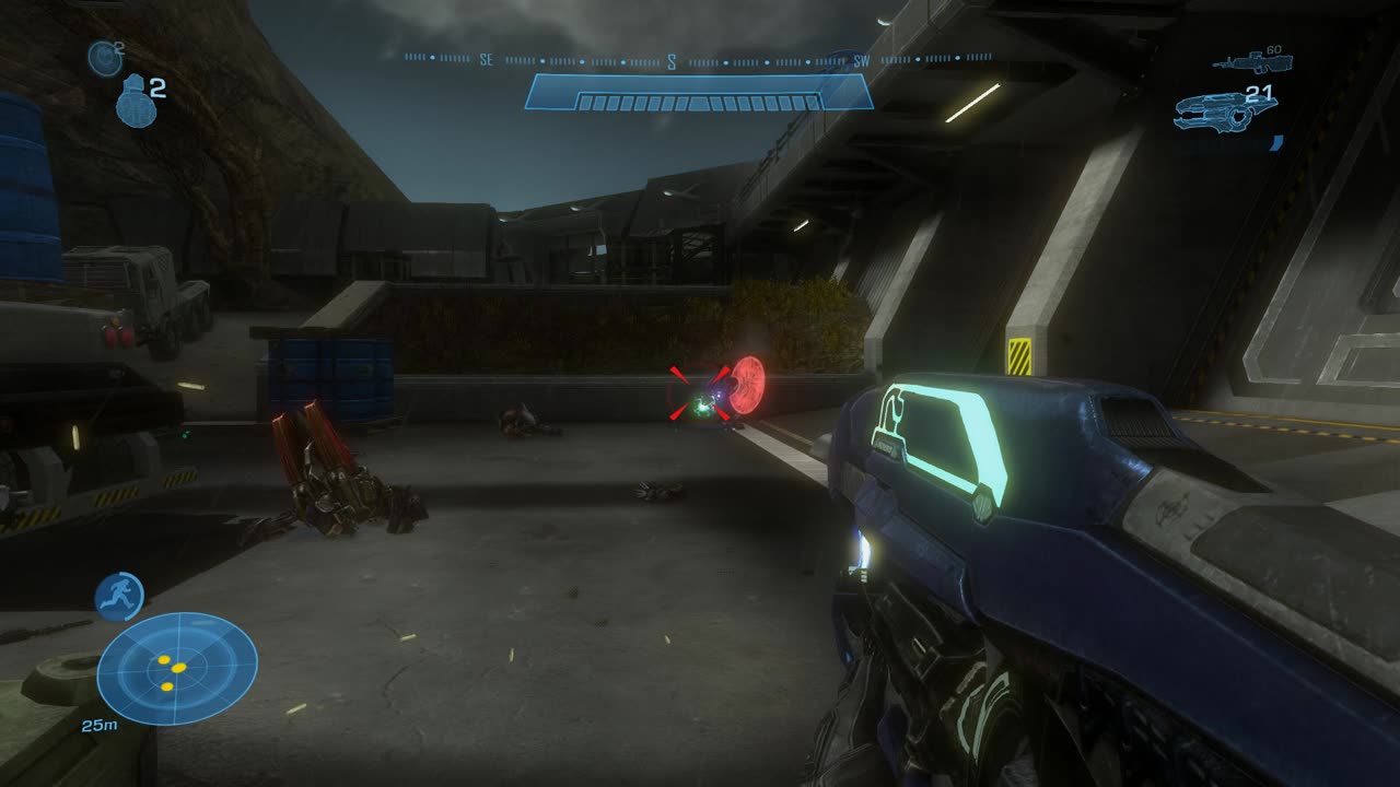 Halo Reach Courtyard Defense With All of Noble Team on Winter Contingency