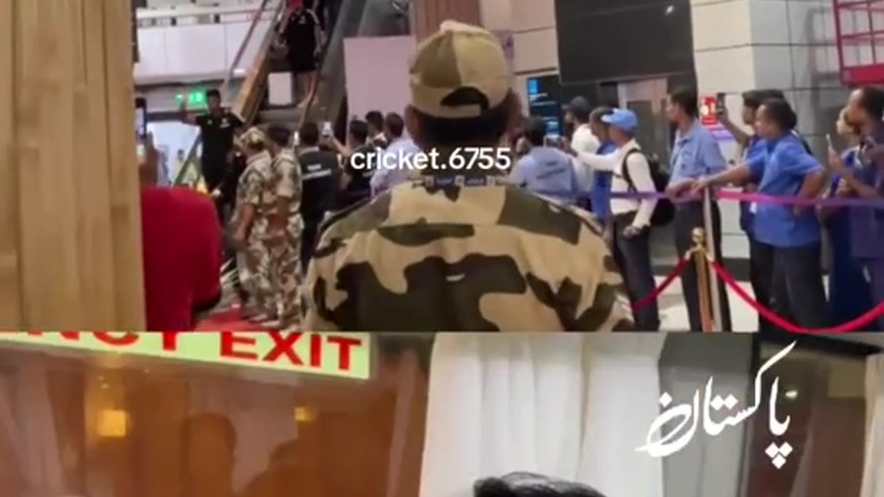 Pakistan team welcome