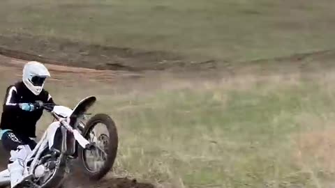 Wide open wheelie…