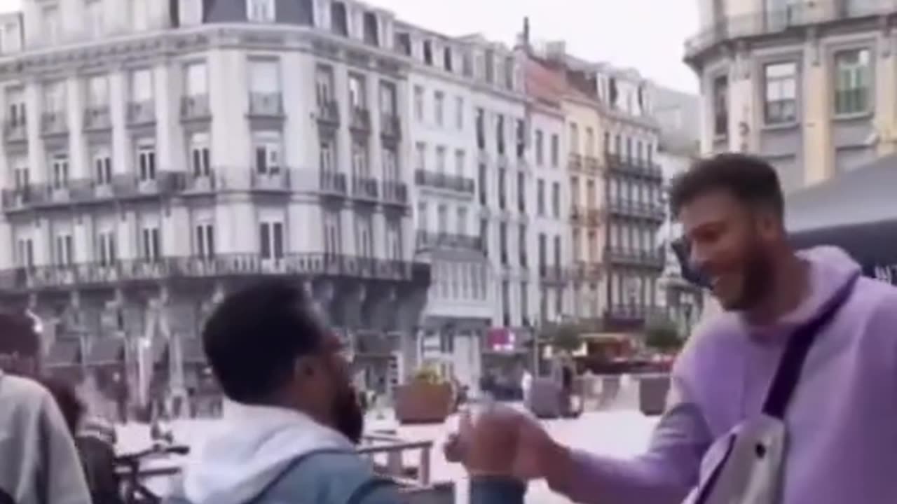 Ass slap prank