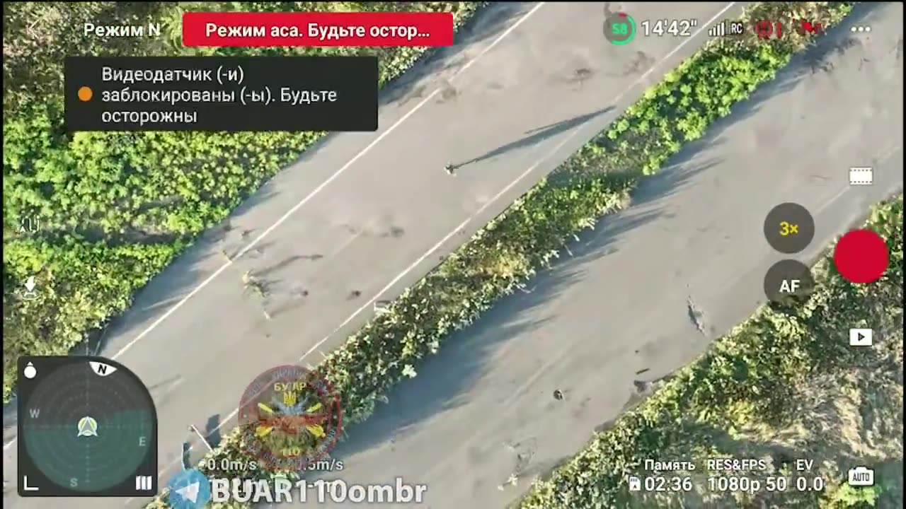 Russian Soldier Tries to Outrun Ukrainian Drone